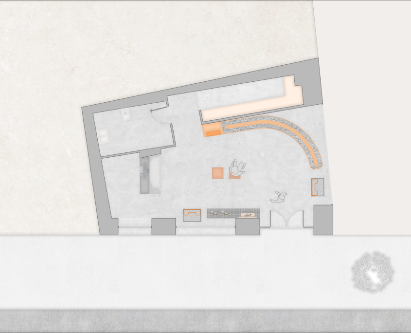 Planta Sócrates propuesta texturizada