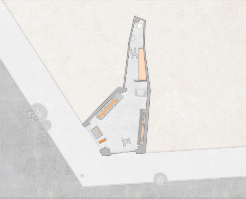 Recogidas planta propuesta texturizada